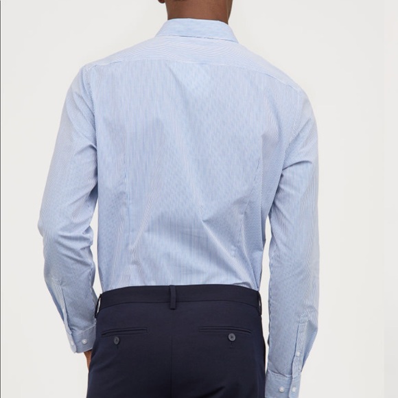 H&M Easy Iron Sim Fit Top M - Picture 4 of 8